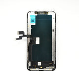 For Apple iPhone XS LCD Economical Alternative to OLED Screen Replacement UK stock view from the front with the FPC connectors High quality Rear Full length shot