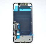 For Apple iPhone 11 LCD OEM Screen Replacement Rear Showing Camera bezel, OEM IC and Rear plate pre-installed