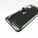 For Apple iPhone X 10 OEM IC True tone programmable iPhone LCD OLED alternative High Quality economical variant  Bottom close up high detail and cold press frame