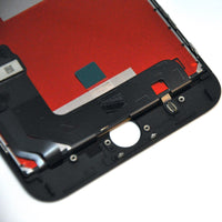 For Apple iPhone 7 PLUS Black OEM Quality screen replacement  Close up of OEM IC and OEM FPC connectors for home button 